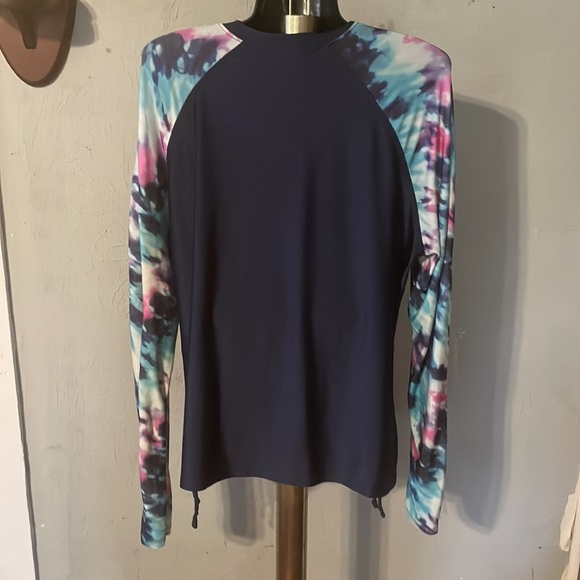 XXL Free Country blue dry fit sunblock long sleeve pullover shirt top - Picture 8 of 16